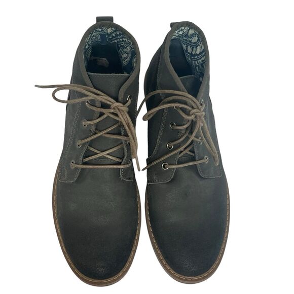 Penguin Munsingwear Gray Monty Chukka Leather Boots Size 9.5 - Picture 3 of 12